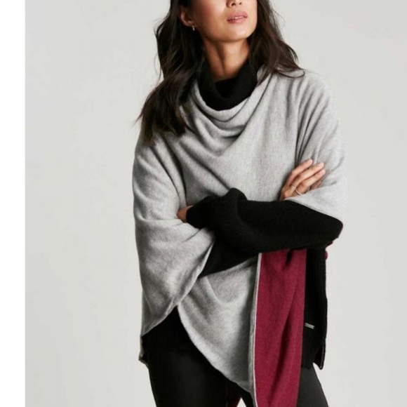 Joules Beatrice‎ Knitted Cape Reversible NWT Size Os